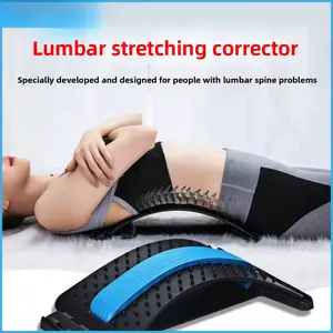 Lumbar Stretch Traction Massager Lumbar Disc Herniation Acupuncture Massager Lying Cushion Spine Lumbar Orthotics ab machine
