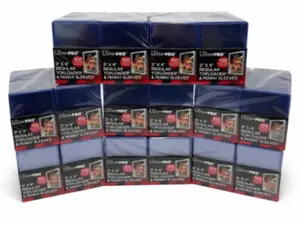 Ultra PRO Sealed Case of 1,600 Top Loaders and 1,600 Sleeves for Trading Card Protection