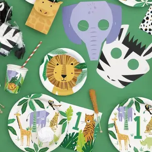 7" Lion Safari Party Plates