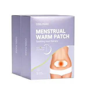 COOLMAKE Menstrual Warm Patch - Natural  Herbal Formula, Soothing heat therapy for Period Cramps &Nervously Sensitive  | Thermo-Active Polymer Technology | Fast & Long-lasting Relief，Daily patch