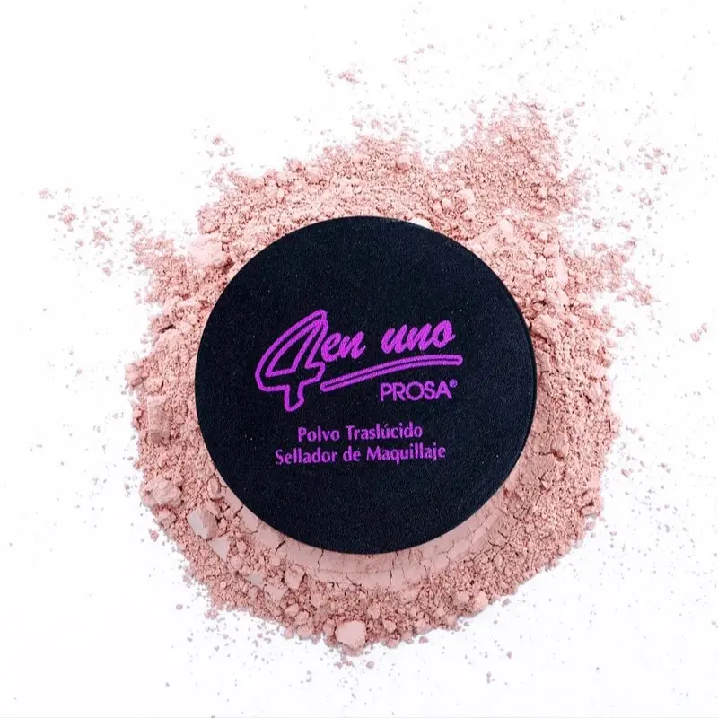 Translucent Makeup Sealer & Setting Powder with Rice & Titanium - Smooth Finish Loose Beauty Powder Cake for Daily Wear, Translucent Loose Powder