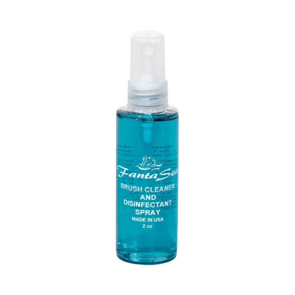 Fantasea Cosmetic Brush Cleaner & Disinfectant Spray, 2oz Germ-Free Solution for Cosmetic Brushes & Personal Care Tools, Single Item, Brush Cleaner And Disinfectant