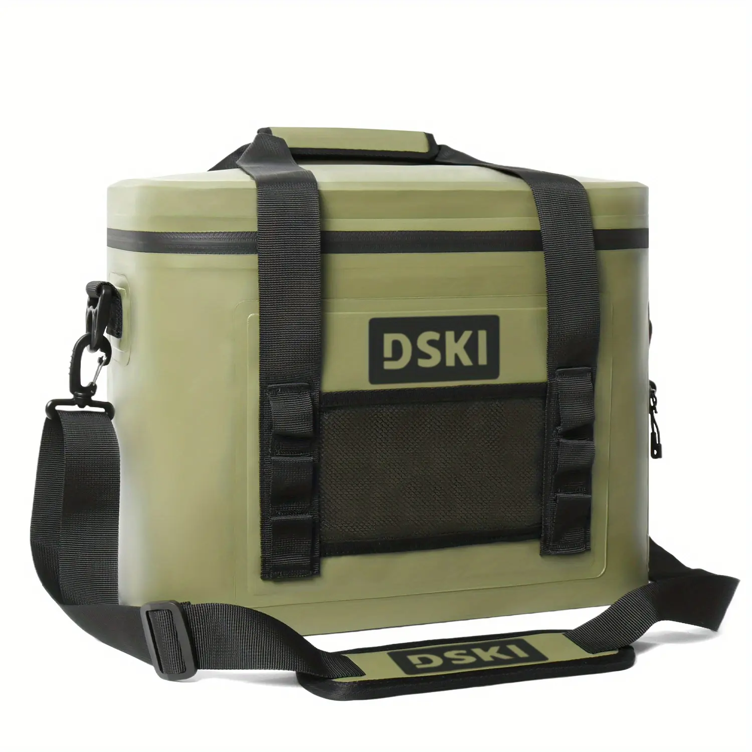 DSKI men's lunch box -12 hours cool, 8 hours warm, 5-layer insulated lunch bag and lunch box with refrigerated bag design, weather resistant meal storage (Oxford fabric, aluminum lining)