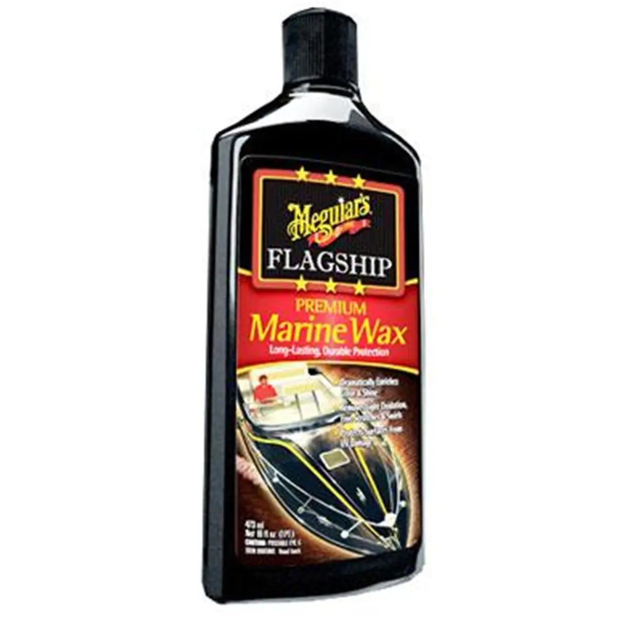 Meguiars MGM-6316 Flagship Premium Marine Exterior Wax, High-Grade Wet Wax for Automotive & Motorcycle Paint Care, Exterior Wax Wet Waxes