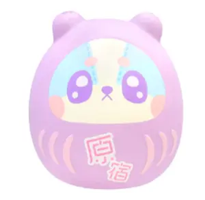 iBloom Squishy Mocchiri Daruma Moo Cotton Candy Scent Kawaii Soft Scented Slow Rising Stress Relief