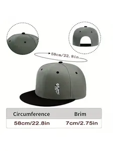 Theme of faith Outdoor activity trucker hat washed Flat Bill Baseball Cap adjustable Flat Bill cap, unisex hip hop hat, fashionable design headwear