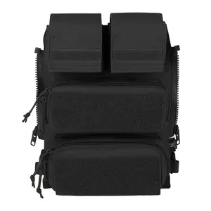 KRYDEX Tactical Modular Zip On Backpack for CPC NCPC JPC 2.0 AVS Vest Zipper Molle Back Panel
