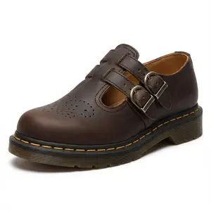 Women's Retro Mary Jane Shoes Double-Buckle Low-Top British Fashion Style Comfortable Stylish DailyWear Classic British Look