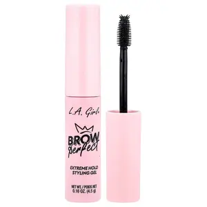 L.A. Girl Brow Perfect, Extreme Hold Styling Gel, GBG389 Clear, 0.16 oz (4.5 g)