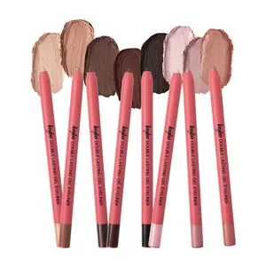 【KEYBO Official】 Double Lasting Gel Eyeliner Crème Pencil Waterproof Eyeshadow Stick, 8 Beautiful One Touch Cat Eye Color with Glitter Colorful Gel Eye Liner (06. Starlight Candy)