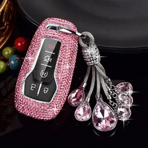 For Ford Key Fob Cover Full Protection For Fusion, For Mustang, F150, Edge, For Explorer, For Lincoln MKZ, MKC, MKX Smart Remote Keys