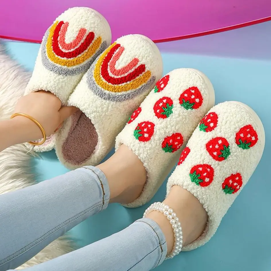 Fluffy Love Heart Slippers for Women and Men, Cute Memory Foam Indoor House Shoes with a Warm Fur Lining, Great Gift for Relaxation, Whimsy, Cute And Stylish, Fashionable Accessory, Warm And Fluffy