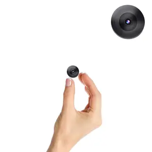 Only 0.9 inch!Hidden Camera with Audio/Video Mini Small Spy Cameras for Home Indoor Use Cam Night Vision and Motion Detection Baby Monitor Wireless Outdoor Nanny espias ocultas 360° WiFi Security Secret 2 clock wifi micro bedroom pequeñas surveillance