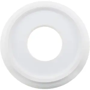 Round White Ceiling Medallion Decorative Base Background Decoration for Lighting Fixture and Ceiling Fan