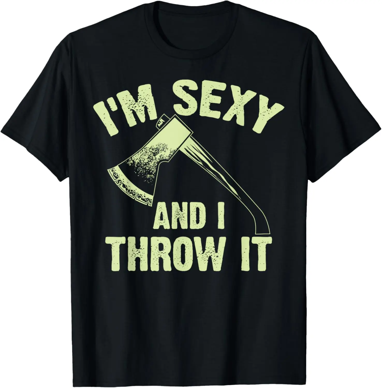 100%cotton Funny Axe Throwing Art For Men Women Ax Thrower Axe Throwing T-Shirt