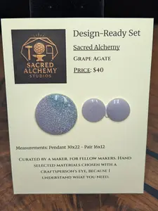 Circle Shape - Grape Agate - Design-Ready Set