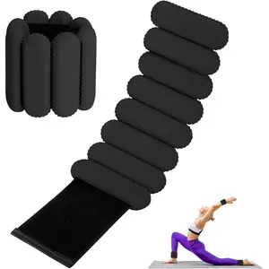 Wrist Ankle Weights for Women, Adjustable Ankle Weights Strength Training Silicone Bracelets Workout Wrist Ankle Weights for Men Women Yoga Running Dance Ankle Arm Leg Weights (2lb)