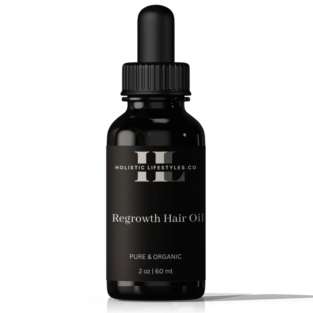 Organic Regrowth Hair Oil- Holistic Lifestyles.co with Pumpkin Seed Oil, Black Jamaican Castor Oil and more Haircare Unisex Haircare Unisex