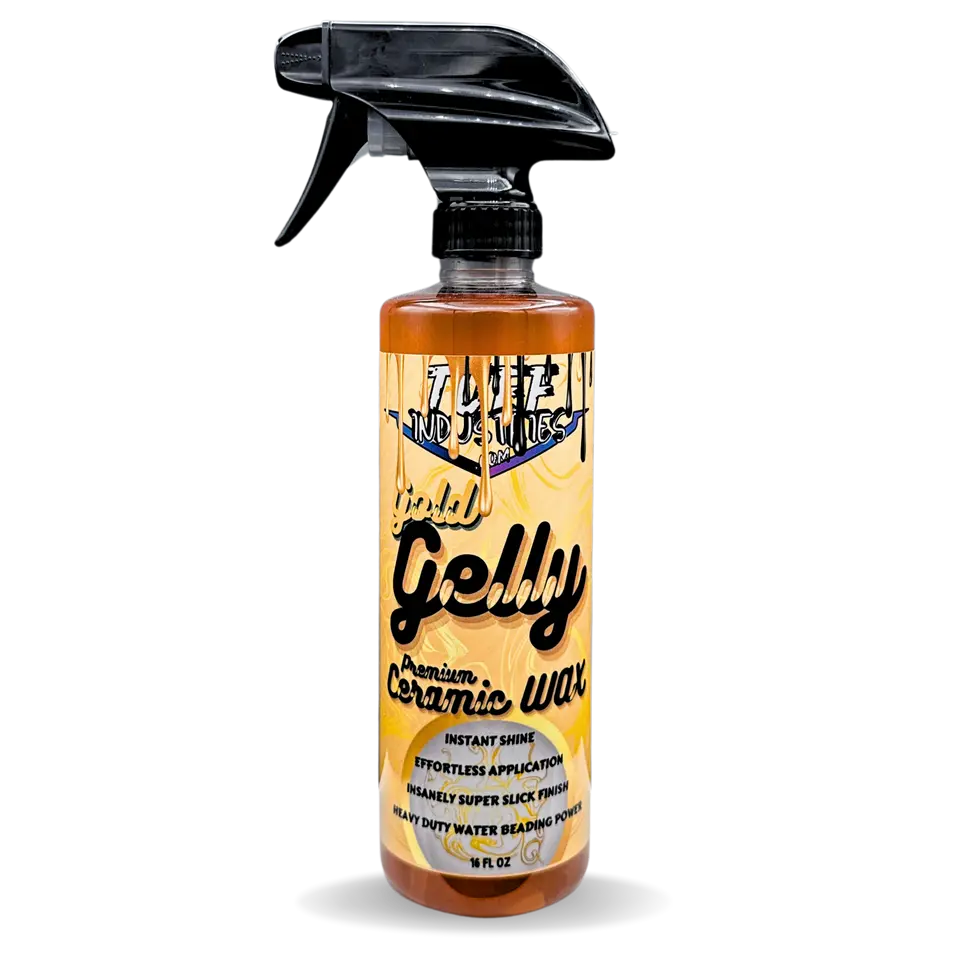 Tuff Industries Gold Gelly - Premium Hybrid Ceramic Wax, Instant Shine, Durable Protection, Heavy Duty Water Beading Power