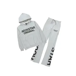 Deniska Heather Grey Stacked Track Set