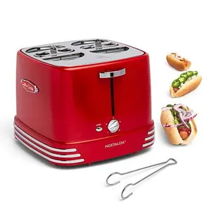 Nostalgia Retro Series 4-Slot Pop-Up Hot Dog Toaster
