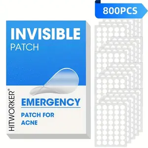 800 Patches Day Night Hydrogel Acne Stickers, Cover Blemishes & Scars, Face Skin Point Patch, Effective Skincare Solution
