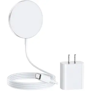 MagSafe Charger - Wireless Charger with Fast Charging Capability, Type C Wall Charger, Compatible with iPhone and All Wireless Device Magnetic Adapter