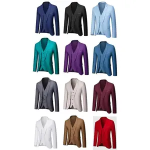 Men’s Three-Piece Slim Fit Business Suit Set