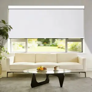 Cordless Design Easy Control Roller Blinds 100%blackout Fabric Book Window Shades for Home Hotel Office