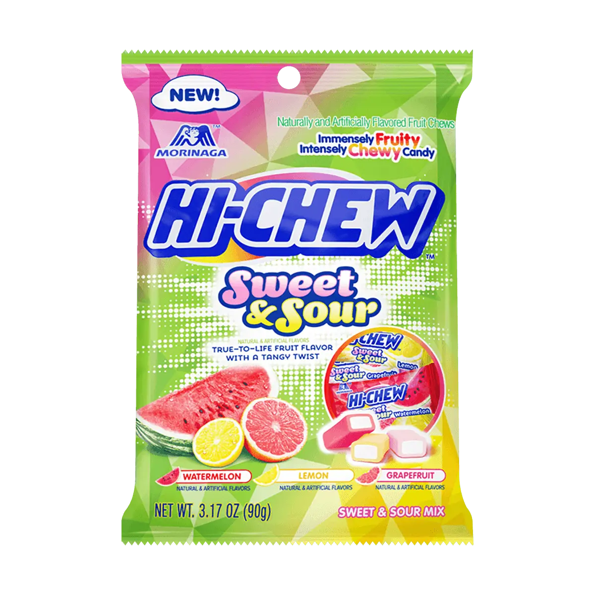 HI-CHEW Sweet & Sour Chewy Candy 90g