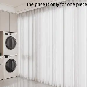 Phantom Sheer Curtain, Window Curtain, Dreamy Sheer Drapes, Light-Transmitting Not See-Through, Ideal for Living Room Balcony, Warm Atmosphere, Punched Processing