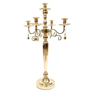 Allgala 26" 5-Arm Tal Taper Candle Holder Candlestick Candelabra