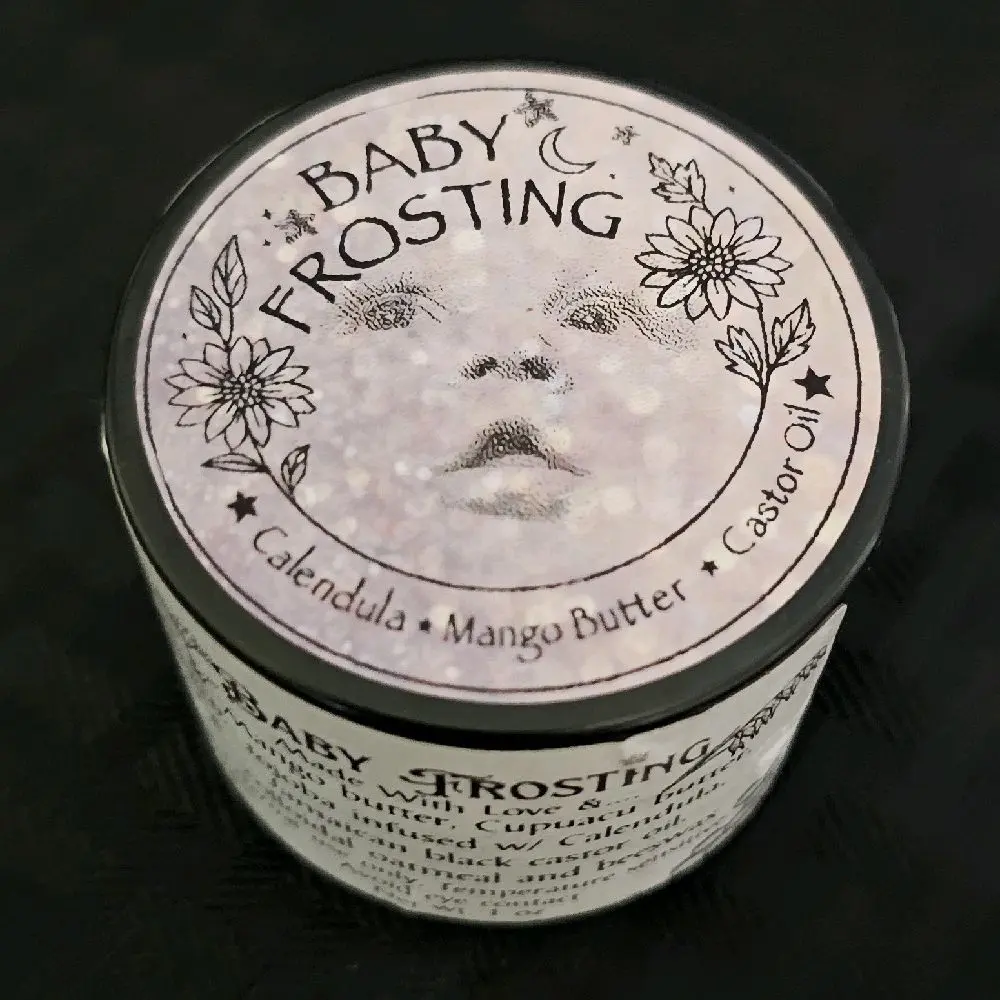 Baby Frosting Calendula Balm with Mango Butter & Castor Oil for Gentle Skin Care