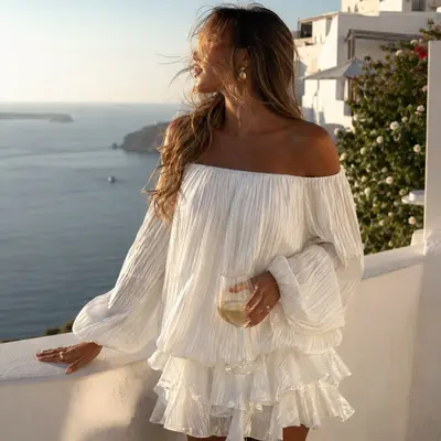 long sleeve white graduation dress Dresses Club L London this dress exudes timeless beauty with intricate detailing White Graduation Dress Long Sleeve