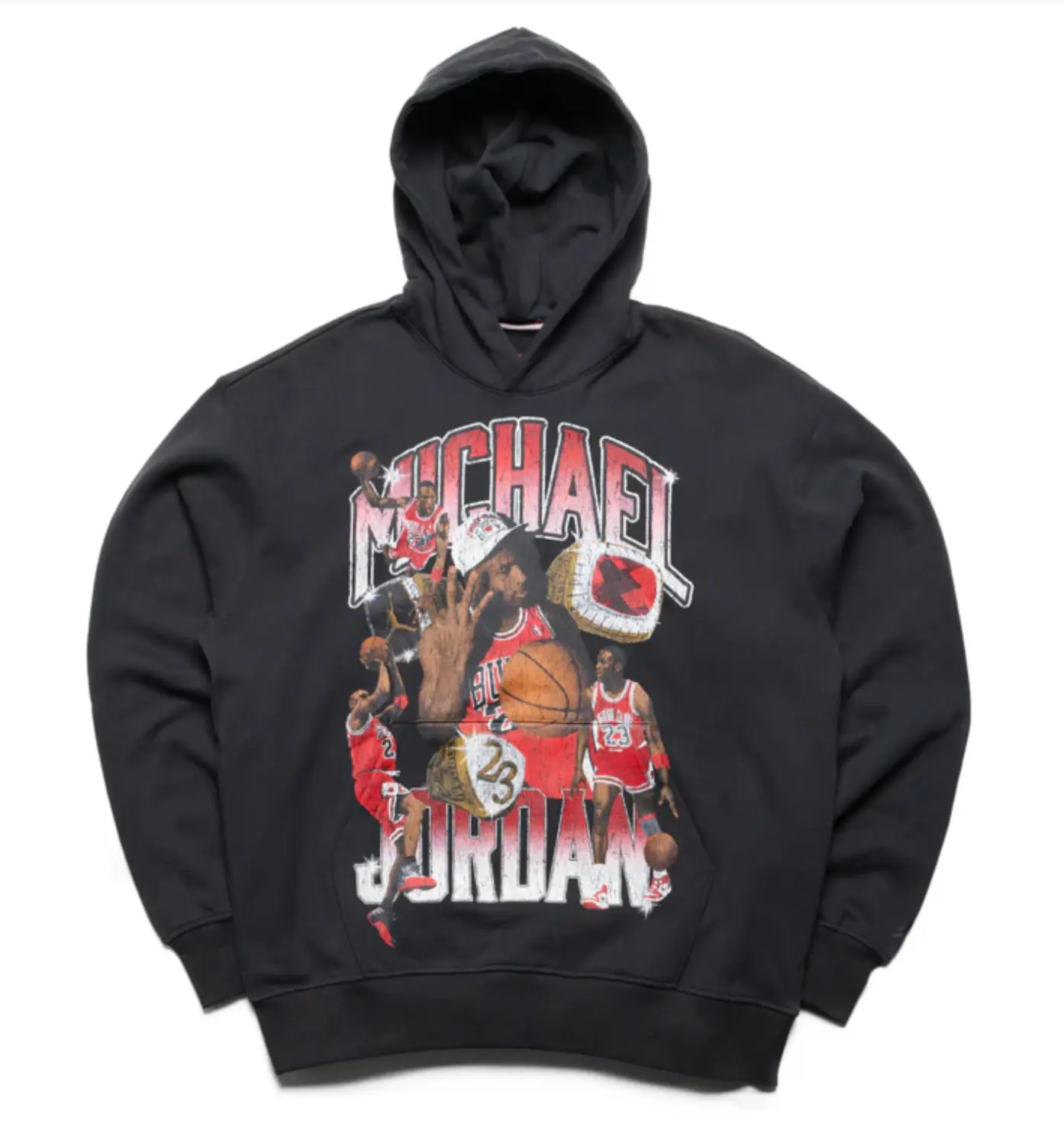Jordan Flight Fleece Graphic Pullover Hoodie Off Noir Size Extra Small (XS)