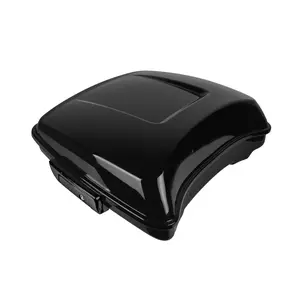 Upgraded Thick Soft Padding 7.5 Inch Chopped Razor Pack Trunk Fits For Harley Touring Electra Street Glide 2014 2025 Standard Soft Lining Without Hard Storage Cushion