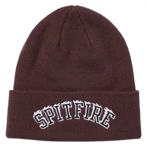 Spitfire Wheels Beanie Team Bighead Flame Script Dark Red/Black/White