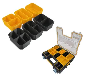 DeWalt Deep Pro Organizer Compatible Small Nesting Bins - Yellow
