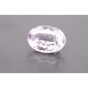 Pink Kunzite Oval Cut Facet Loose Stone