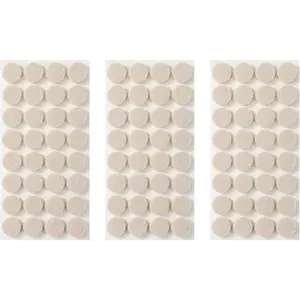 Felt Furniture Pads for Hardwood Floors - Self Adhesive Chair Felt Pads, Floor Protector for Furniture Feet, Furniture Sliders Moving Your Furniture Smoothly - Anti Scratch 96 Pcs 3/4" Round