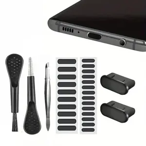 Phone Cleaning Tool Kit, 7pcs/set Phone Speaker Dust Removal Tool Kit, Phone Cleaning Kit, Mobile Phone Accessories for USB Type-C Phone