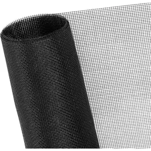 48"x102" Black Fiberglass Window Screen Mesh - Replacement Mesh for Window Screens and Screen Doors, Patio Screen Mesh