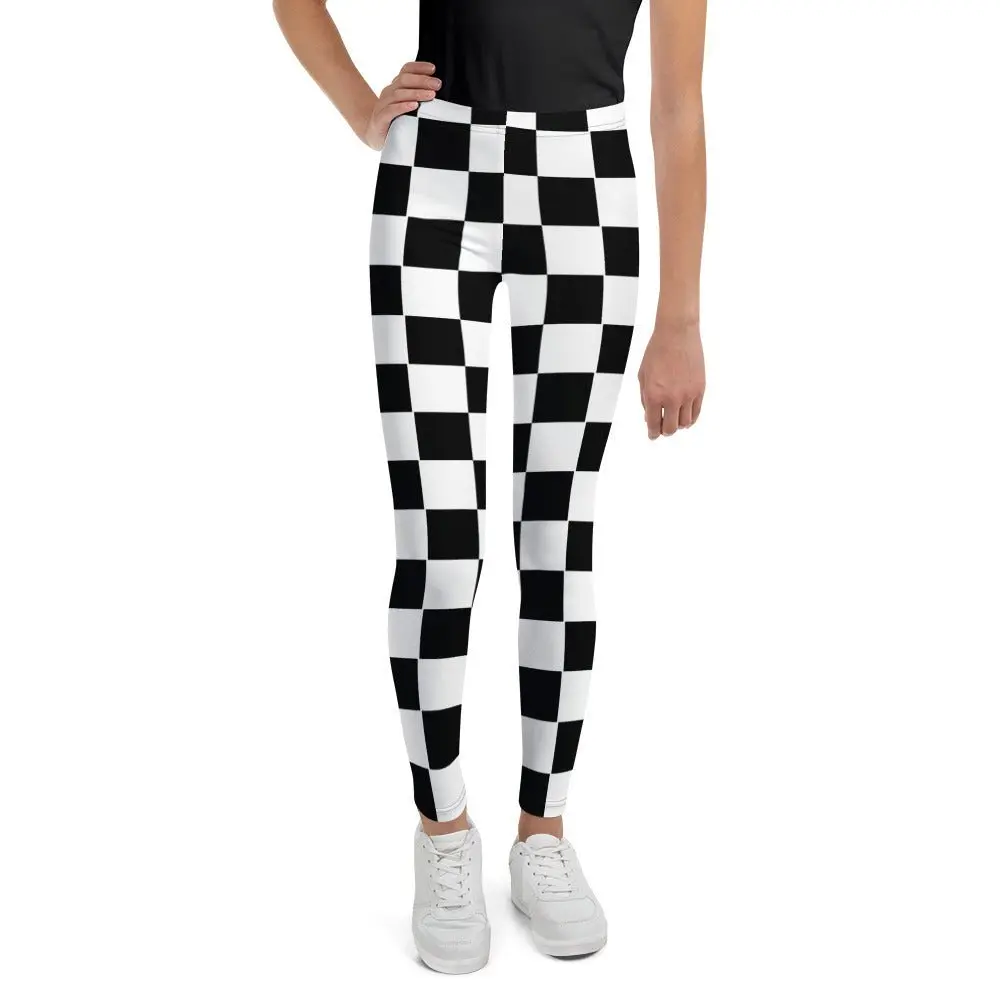 Checkerboard Youth Leggings