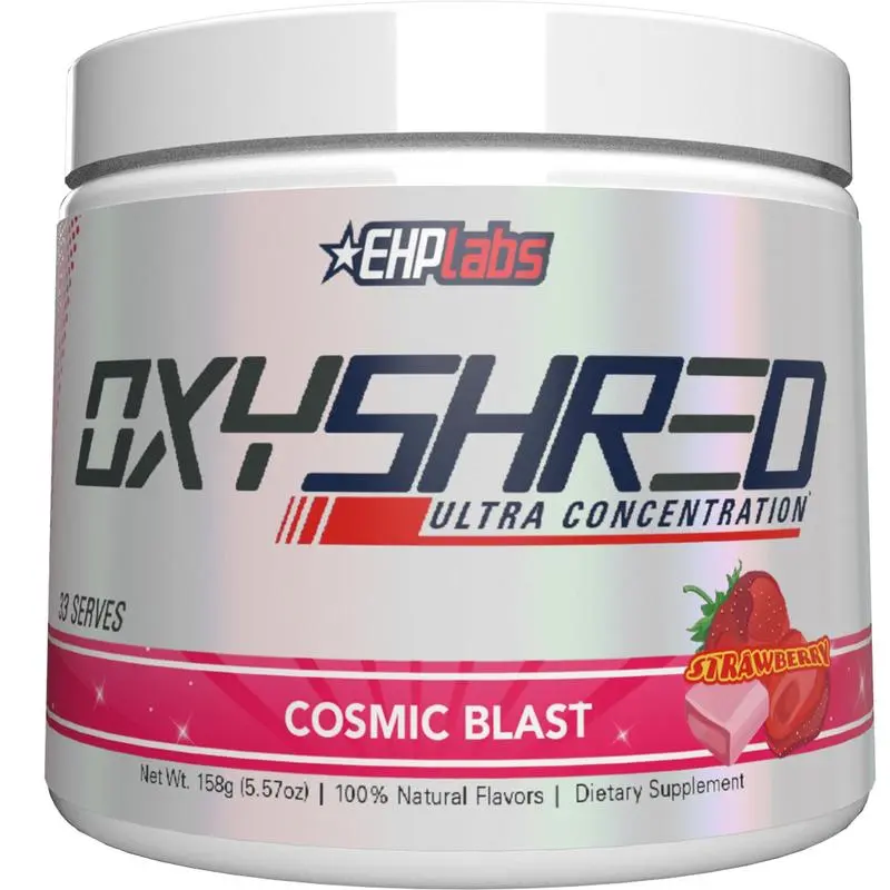 nutriFit OxyShred Ultra Concentrate Pre Workout Powder - 33 Serves, 150mg Caffeine Per Scoop, Sugar-Free, Vegan-Friendly, Gluten-Free, Clean Natural Energy Fitness Supplement for Men & Women