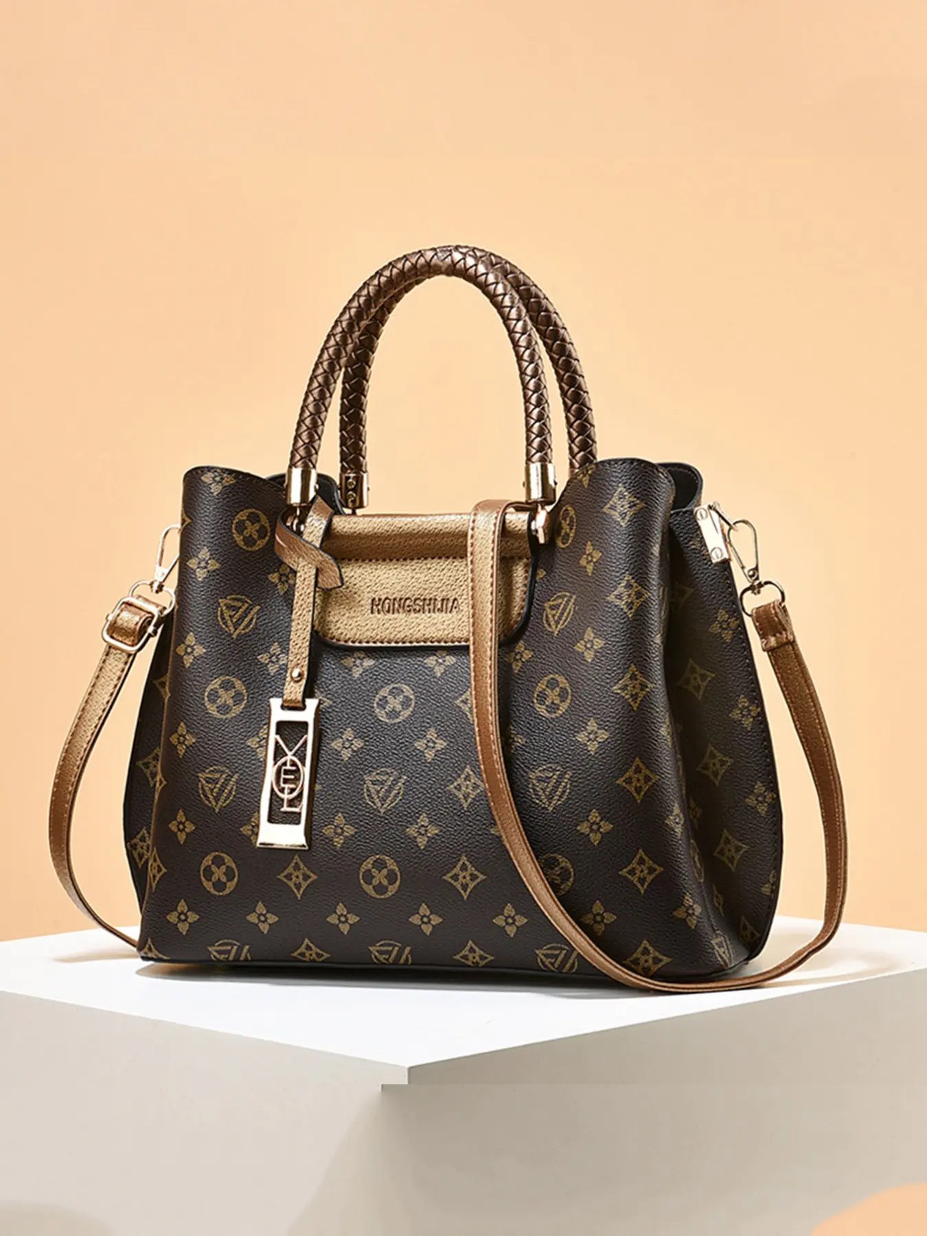 Fashion Vintage Crossbody Handbag, Multifunctional Large Capacity, Stylish Design, New Women's Small Square Bag, Casual Multi-Layer, Everyday Crossbody Bag, Elegant Bags, Fashion Shoulder Bag, Chic Crossbody Bag