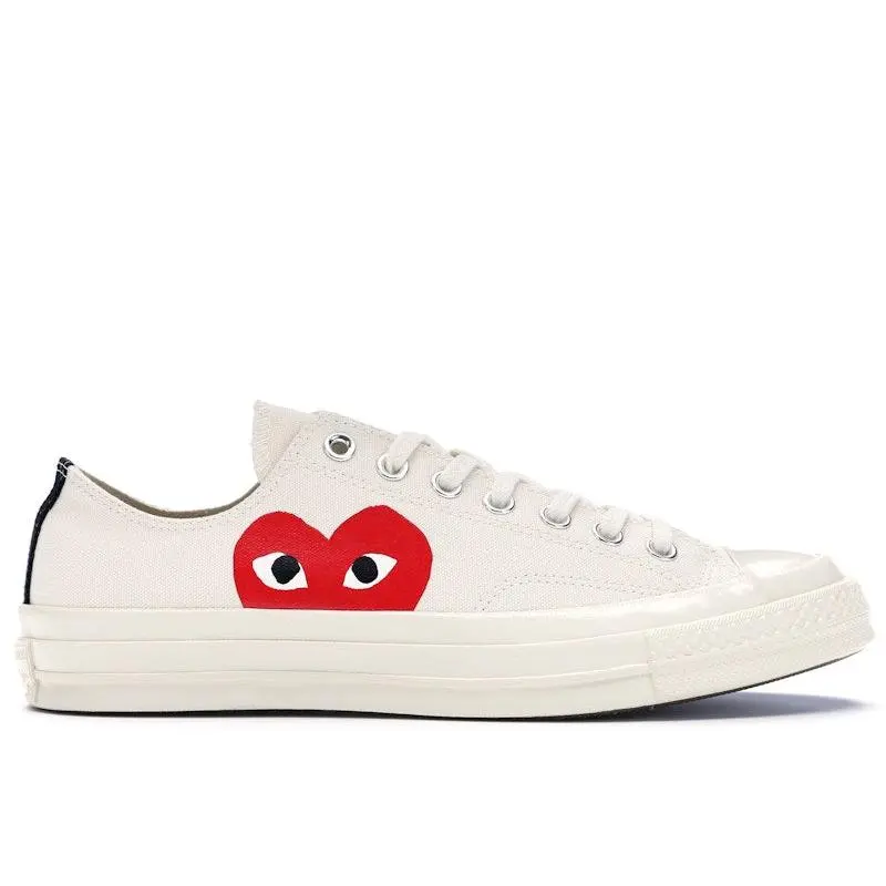 Converse Men's Chuck Taylor All Star 70 Ox Comme des Garcons PLAY White, from StockX