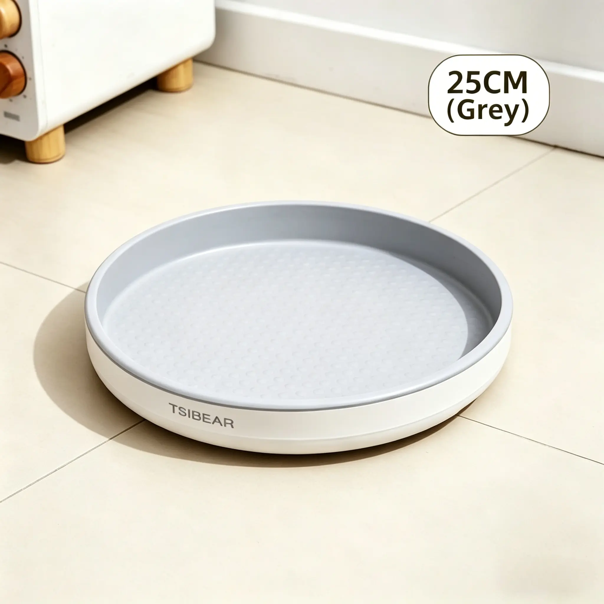 360° Rotating Cabinet Organizer, Lazy Susan Spice Rack Tray for Condiment Bottles, Adjustable Storage Organizer with Waterproof Smooth Surface, Space Saving Turntable for Pantry Countertop Bathroom Storage, Anti-Slip Foot Pads,, Cabinets, Pantry, Bathroom