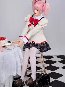 Officially Licensed Puella Magi Madoka Magica Costume Cosplay School Uniform