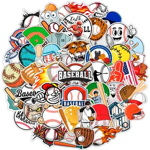 Baseball Sticker Pack 70 PCS Vinyl Waterproof Stickers for Laptop Water Bottle Helmet Scrapbook Skateboard Kids Teens Adults Sports Fans Party Favors Aesthetic Decorations