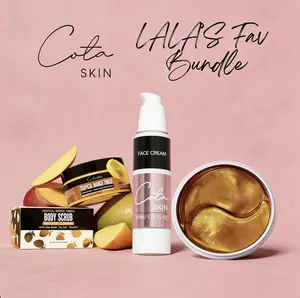 Lala Fav Bundle- Body Scrub, Cream, & Eye Masks Comfort